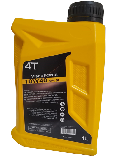 Bouteille VISCOFORCE 10W40 - Verso